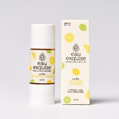 Eau Exquise - Aromatisant naturel - Trois Citrons BIO