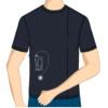 T-Shirt Enfant avec poche pour pompe-