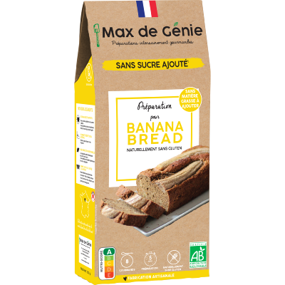 Préparation pour Banana Bread sans sucre ajouté